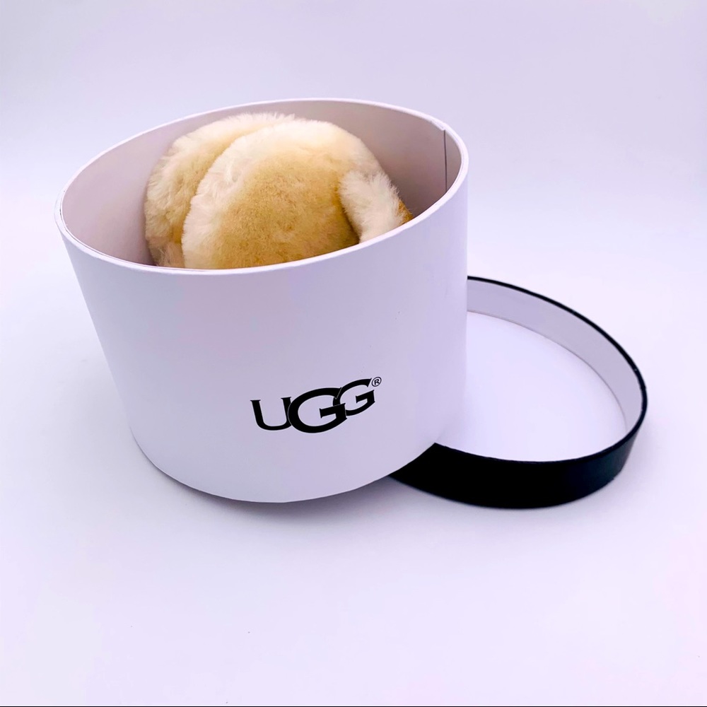 UGG Suede & Shearling Earmuffs NIB!